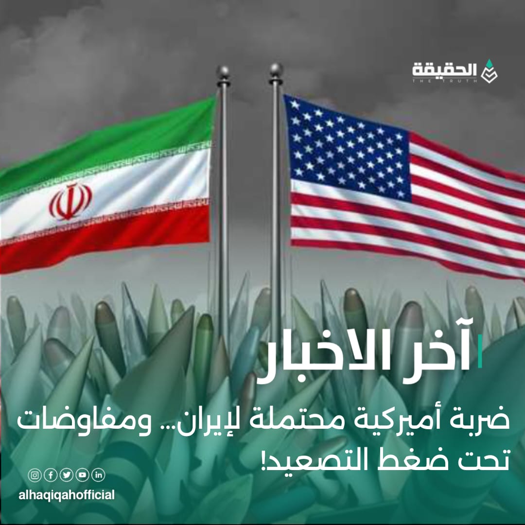 ضربة أميركية محتملة لإيران… ومفاوضات تحت ضغط التصعيد!