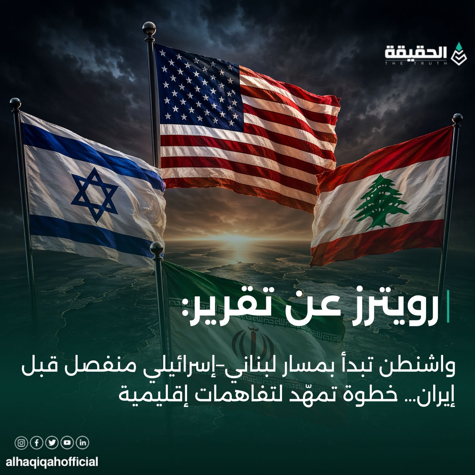 رويترز: واشنطن تبدأ بمسار لبناني–إسرائيلي منفصل قبل إيران… خطوة تمهّد لتفاهمات إقليمية
