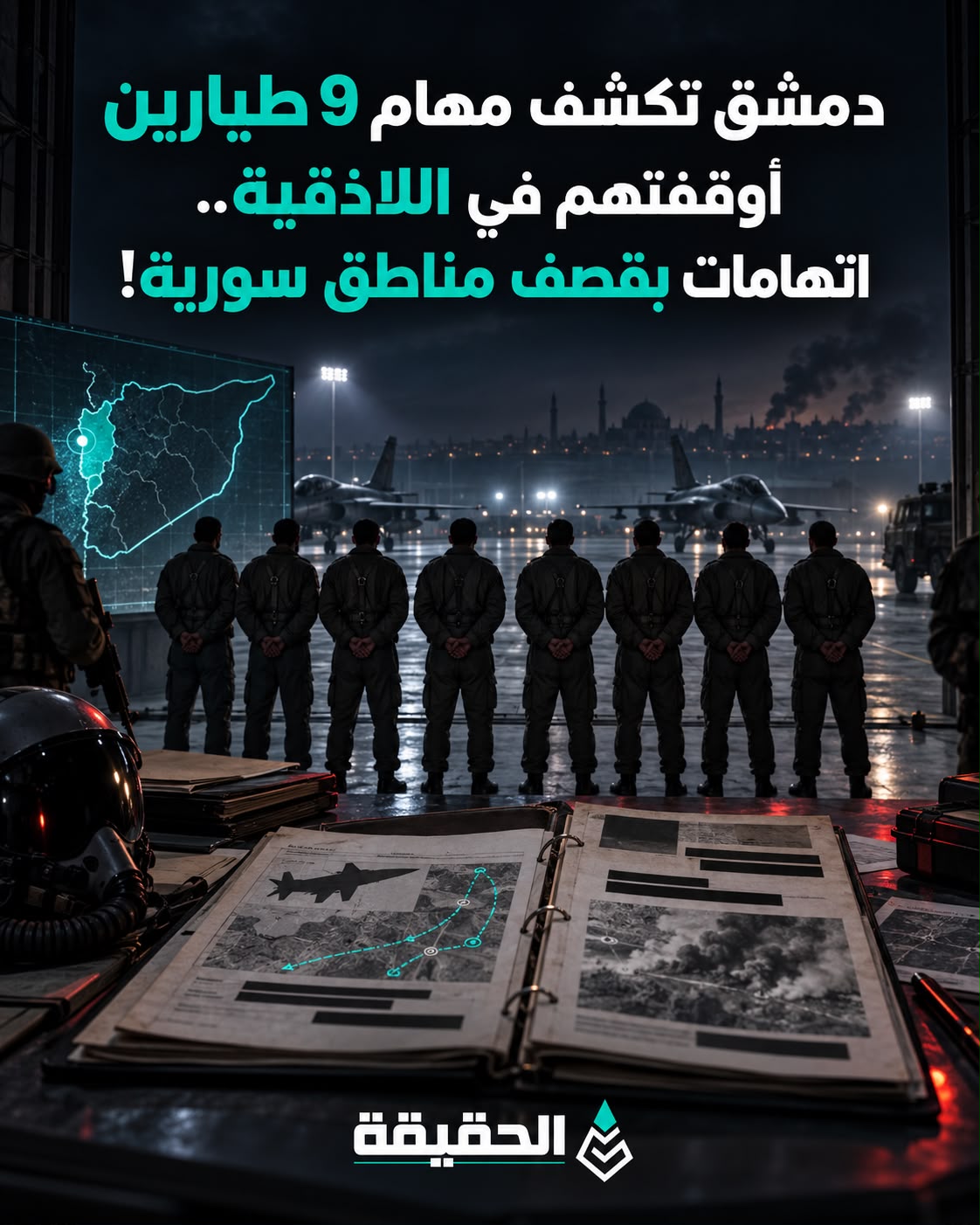دمشق تكشف مهام 9 طيارين أوقفتهم في اللاذقية..اتهامات بقصف مناطق سورية
