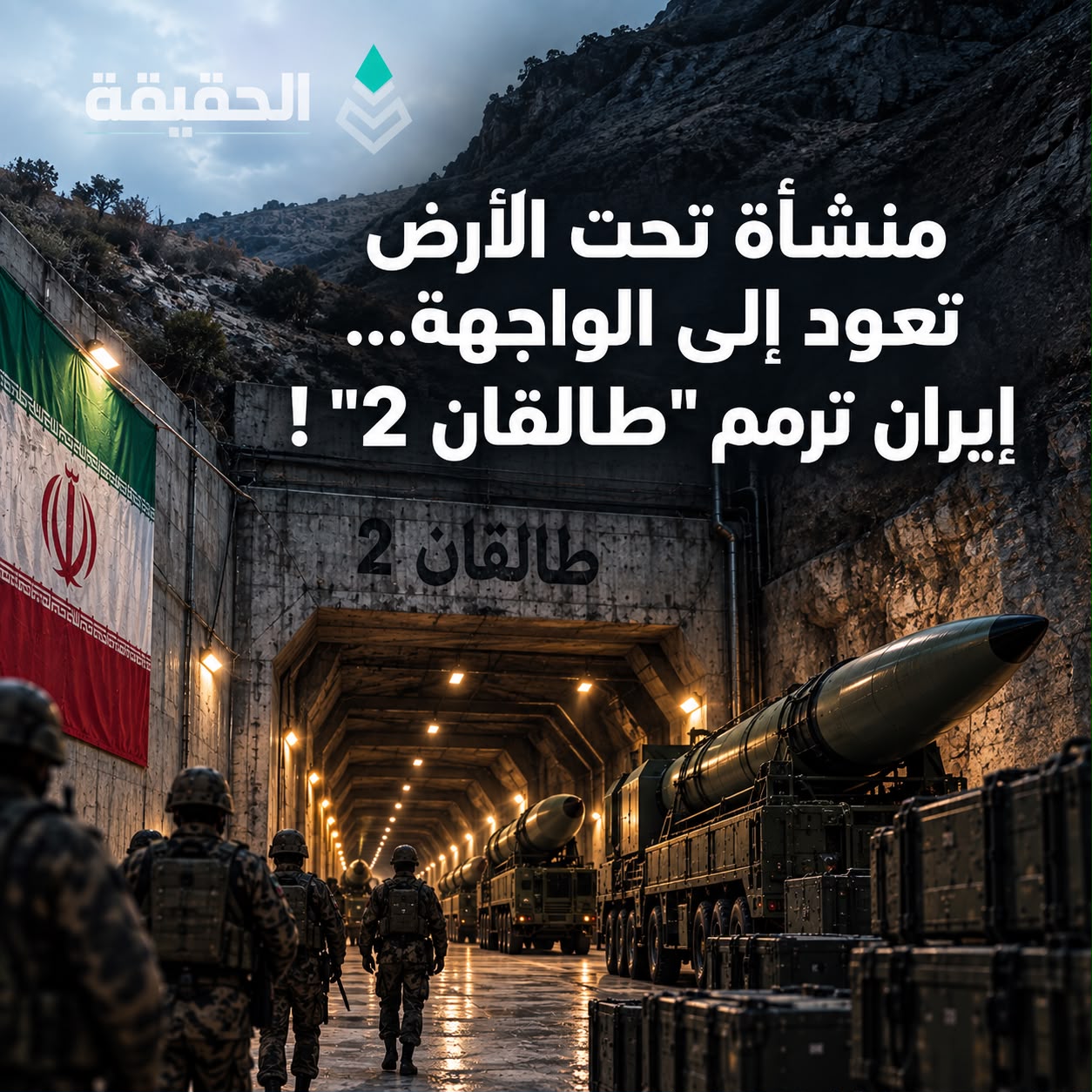 منشأة تحت الأرض تعود إلى الواجهة... إيران ترمم "طالقان 2"