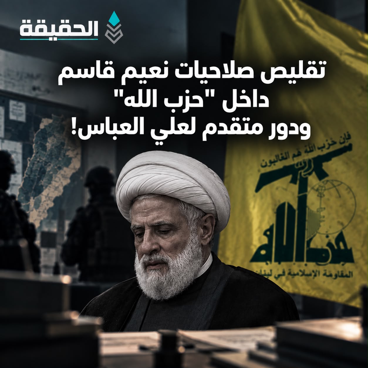 تقليص صلاحيات نعيم قاسم داخل "حزب الله" ودور متقدم لعلي العباس