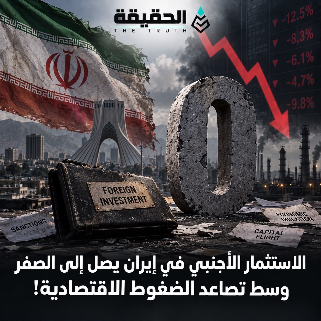 الاستثمار الأجنبي في إيران يصل إلى الصفر وسط تصاعد الضغوط الاقتصادية