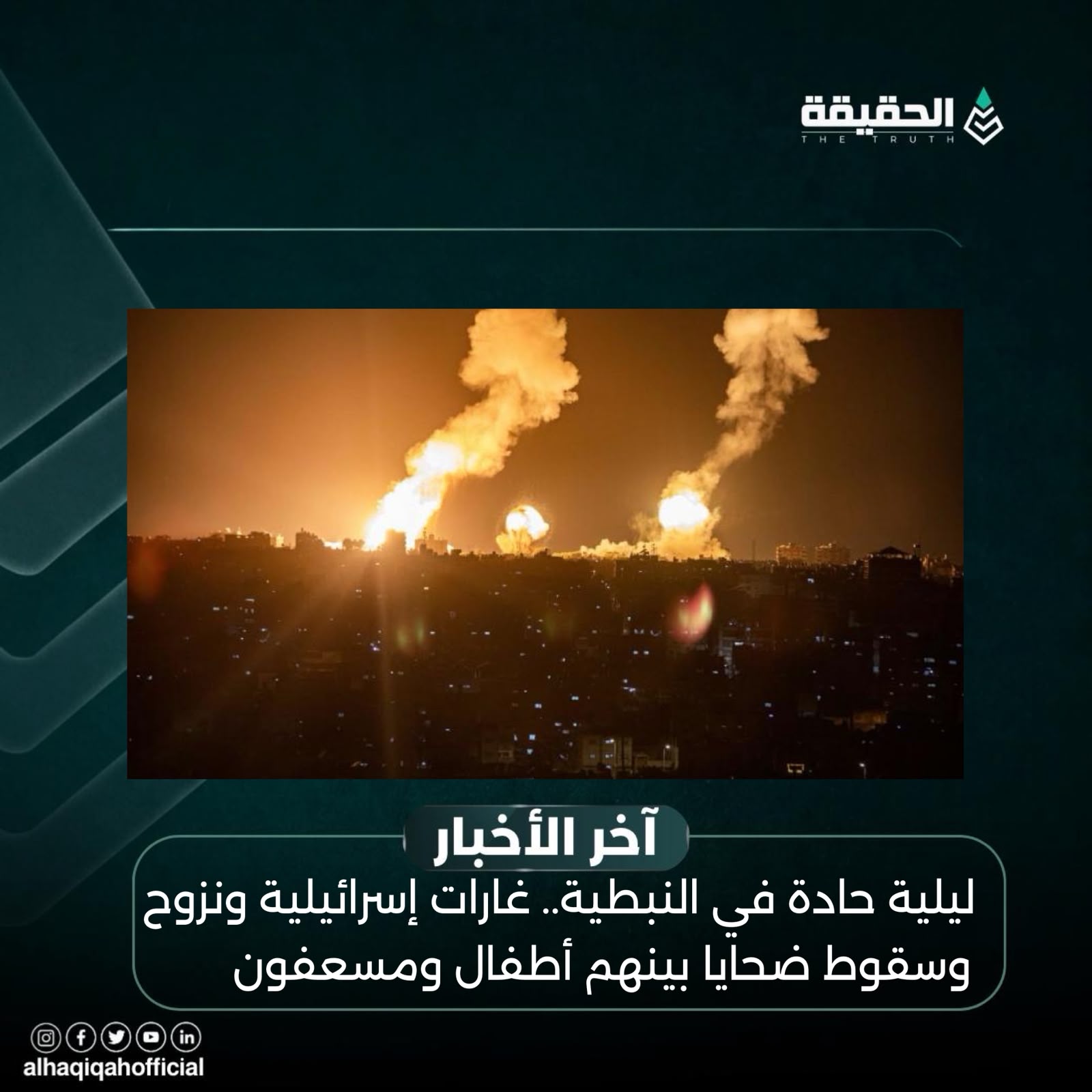ليلة حادة في النبطية.. غارات إسرائيلية ونزوح وسقوط ضحايا بينهم أطفال ومسعفون