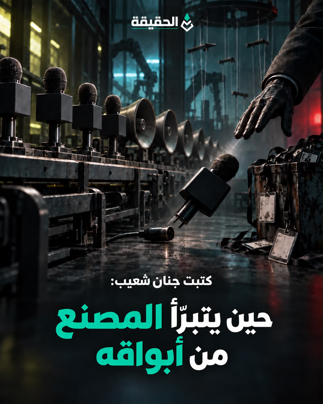 كتبت جنان شعيب:حين يتبرّأ المصنع من أبواقه