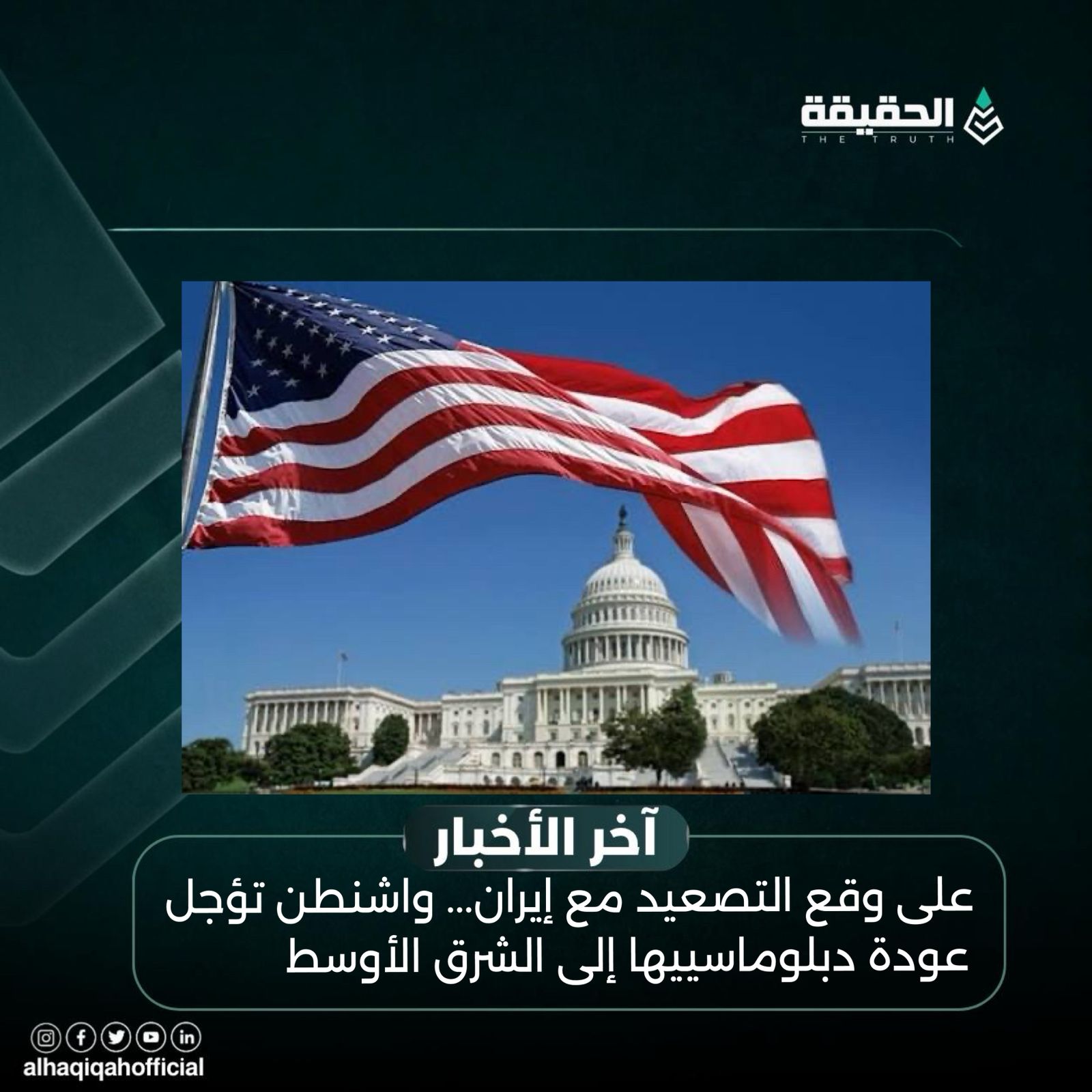 على وقع التصعيد مع إيران... واشنطن تؤجل عودة دبلوماسييها إلى الشرق الأوسط