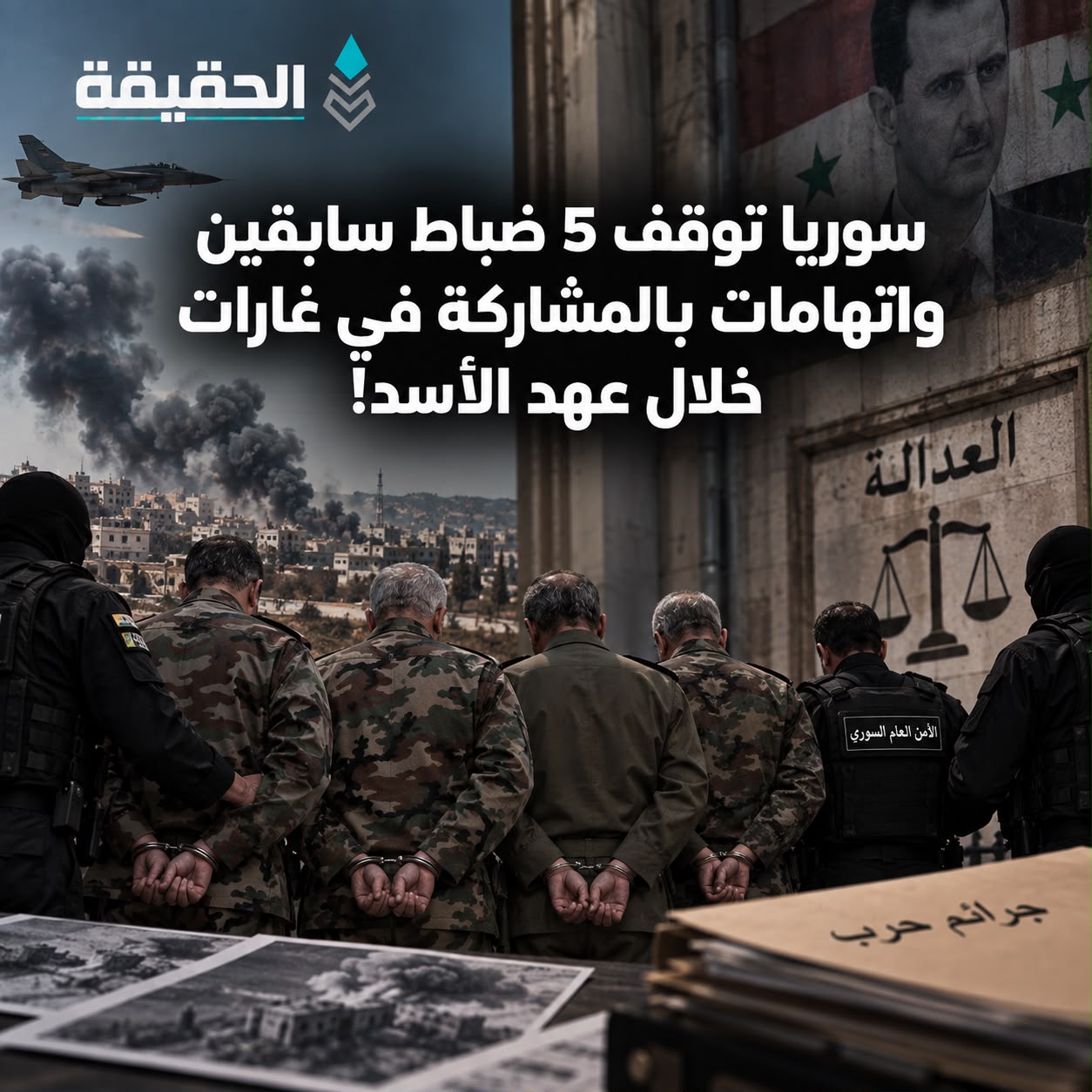 سوريا توقف 5 ضباط سابقين واتهامات بالمشاركة في غارات خلال عهد الأسد