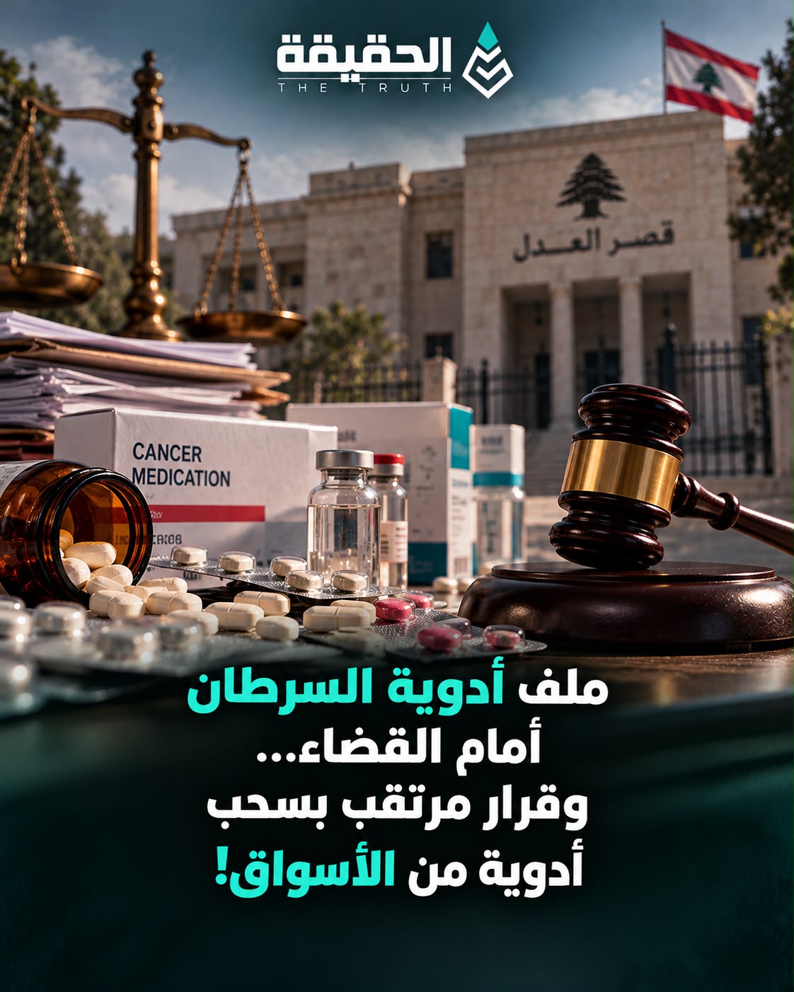 ملف أدوية السرطان أمام القضاء... وقرار مرتقب بسحب الادوية  من الأسواق!