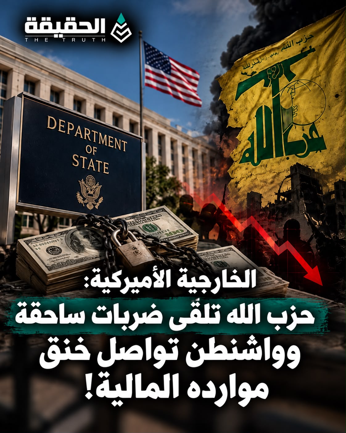 الخارجية الأميركية: حزب الله تلقّى ضربات ساحقة وواشنطن تواصل خنق موارده المالية