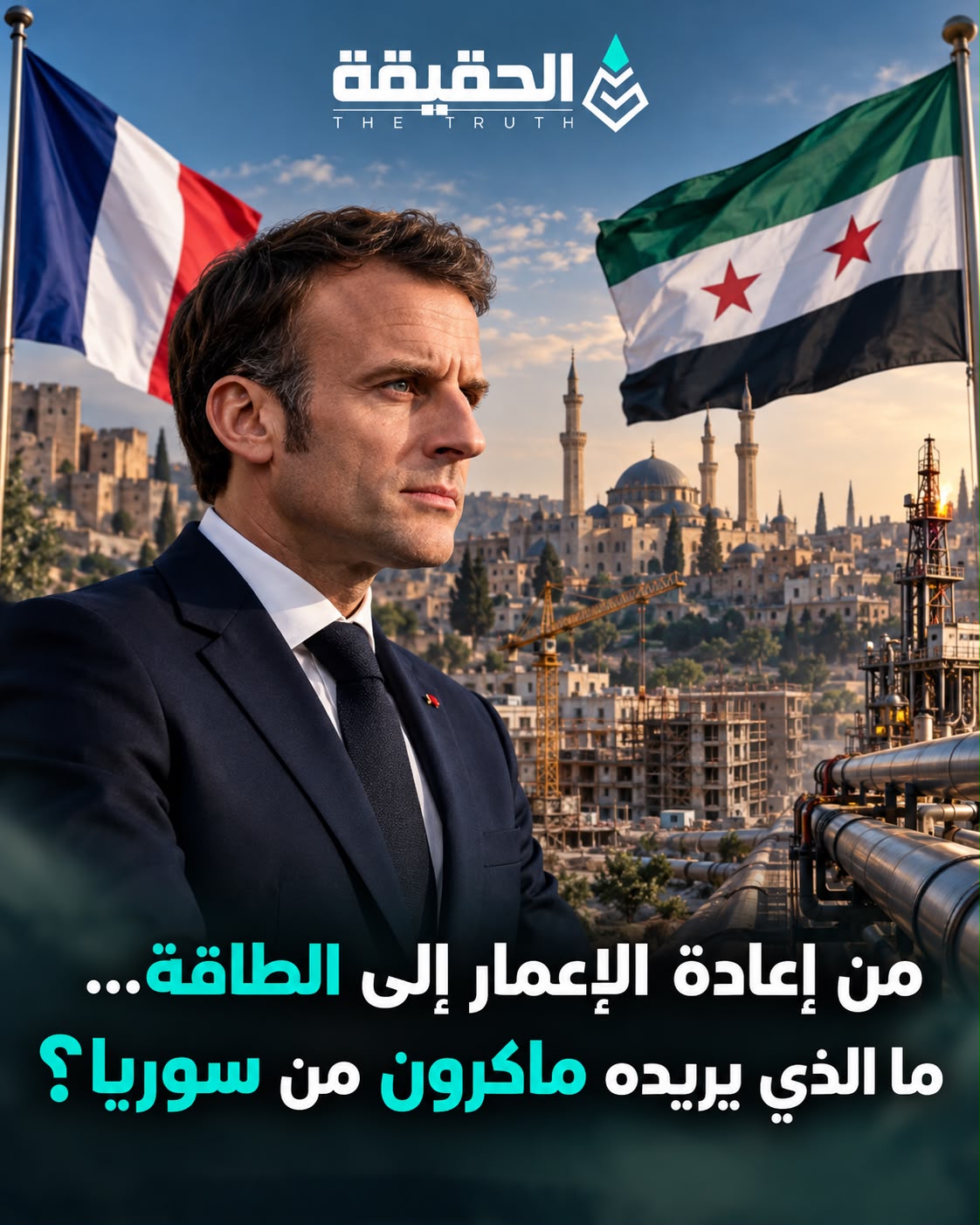 من إعادة الإعمار إلى الطاقة... ما الذي يريده ماكرون من سوريا؟