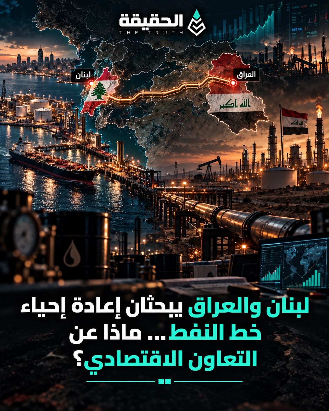 لبنان والعراق يبحثان إعادة إحياء خط النفط… ماذا عن التعاون الاقتصادي؟