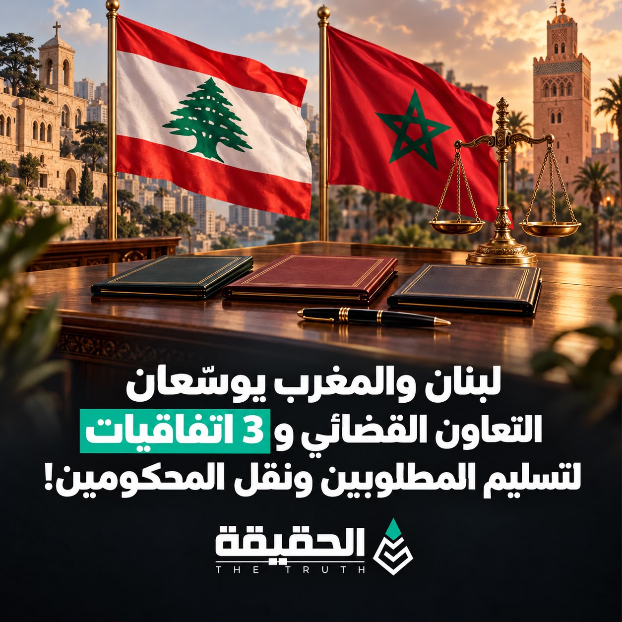 لبنان والمغرب يوسّعان التعاون القضائي و3 اتفاقيات لتسليم المطلوبين ونقل المحكومين
