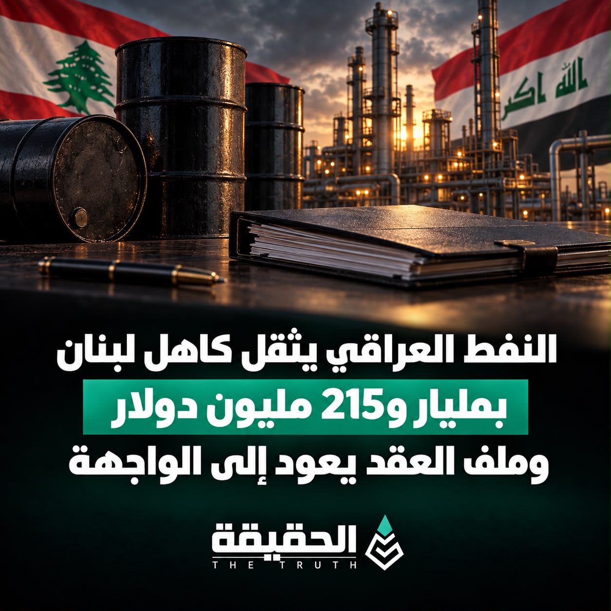 النفط العراقي يثقل كاهل لبنان بمليار و215 مليون دولار وملف العقد يعود إلى الواجهة