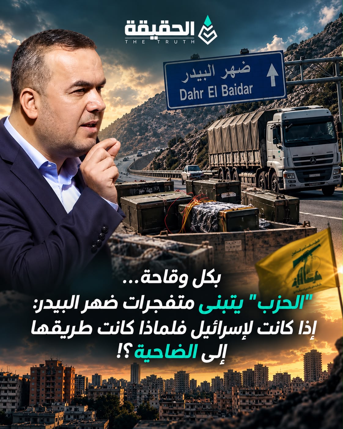 بكل وقاحة… “الحزب” يتبنّى متفجرات ضهر البيدر: إذا كانت لإسرائيل فلماذا كانت طريقها إلى الضاحية؟!