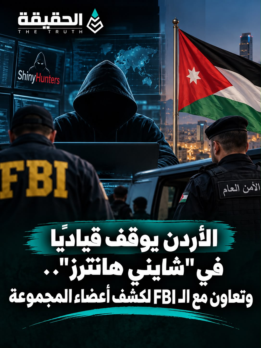 الأردن يوقف قياديًا في "شايني هانترز".. وتعاون مع الـFBI لكشف أعضاء المجموعة